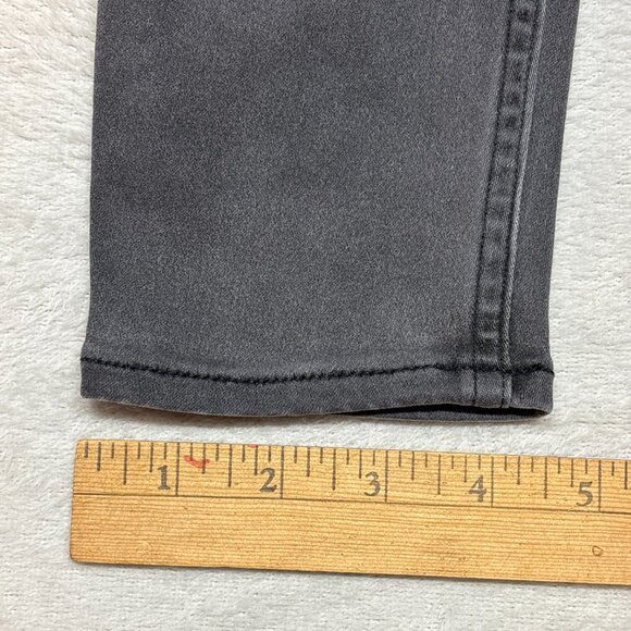 NEW Abercrombie & Fitch Size 28 6R Simone High Rise Ankle Jeans Gray Stretch $78 - Picture 7 of 8